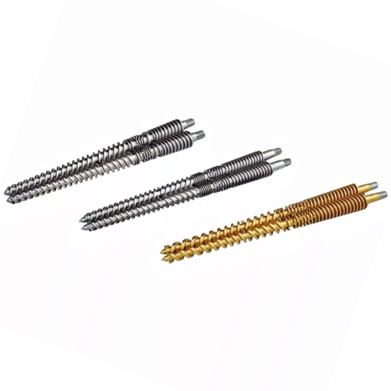 Ikke-sammengribende konisk dobbeltskrue